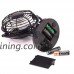 4" Portable Desktop Cooling Fan - USB or Battery Powered (Black) - B00FEN4CZM